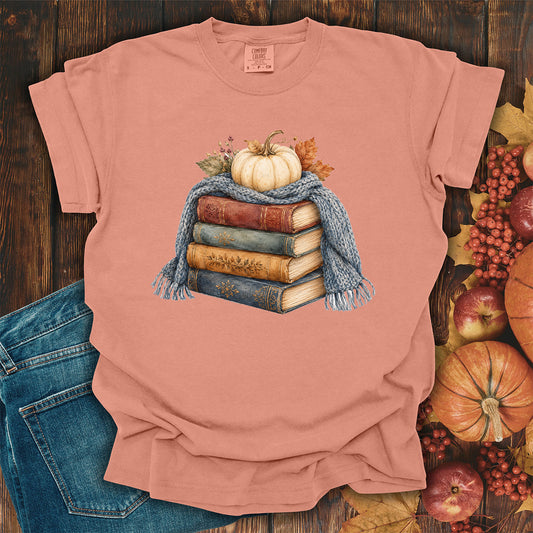 Cozy Up with a Good Fall Book T-Shirt