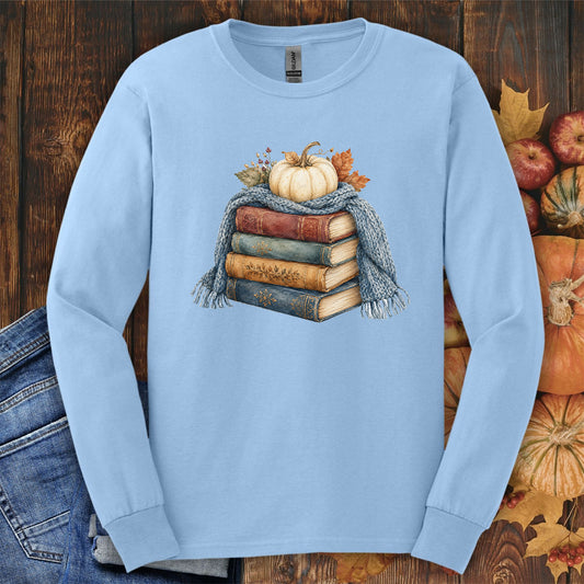 Cozy Up with a Good Fall Book Long Sleeve Tee