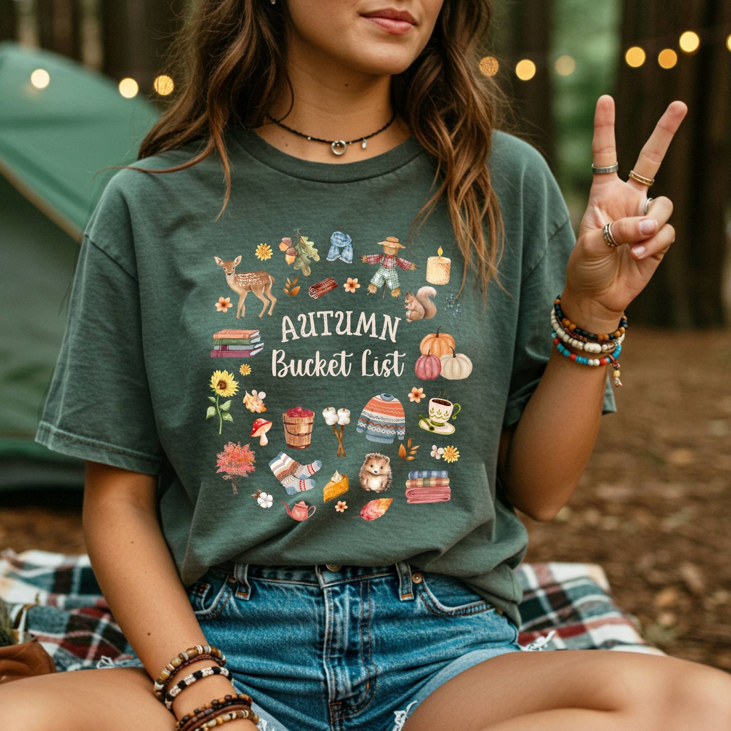 Autumn Bucket List T-Shirt