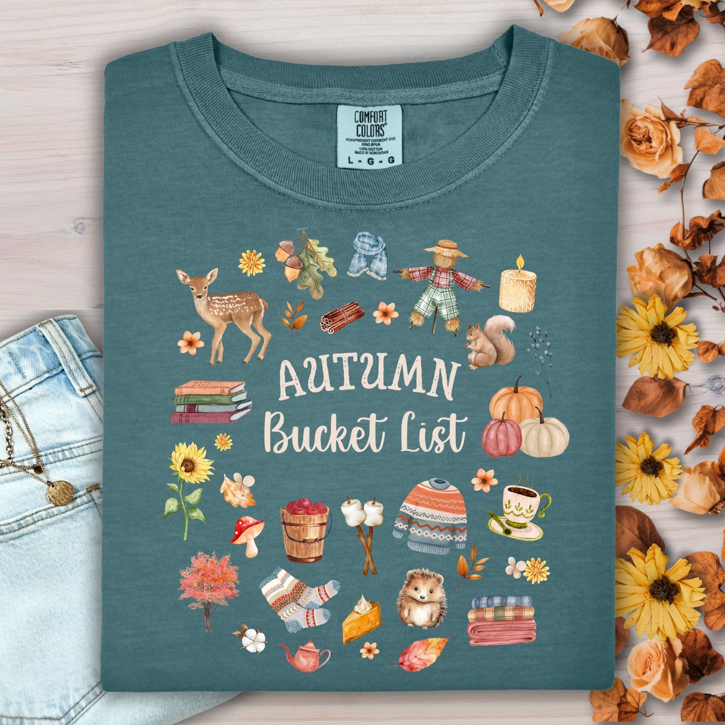 Autumn Bucket List T-Shirt