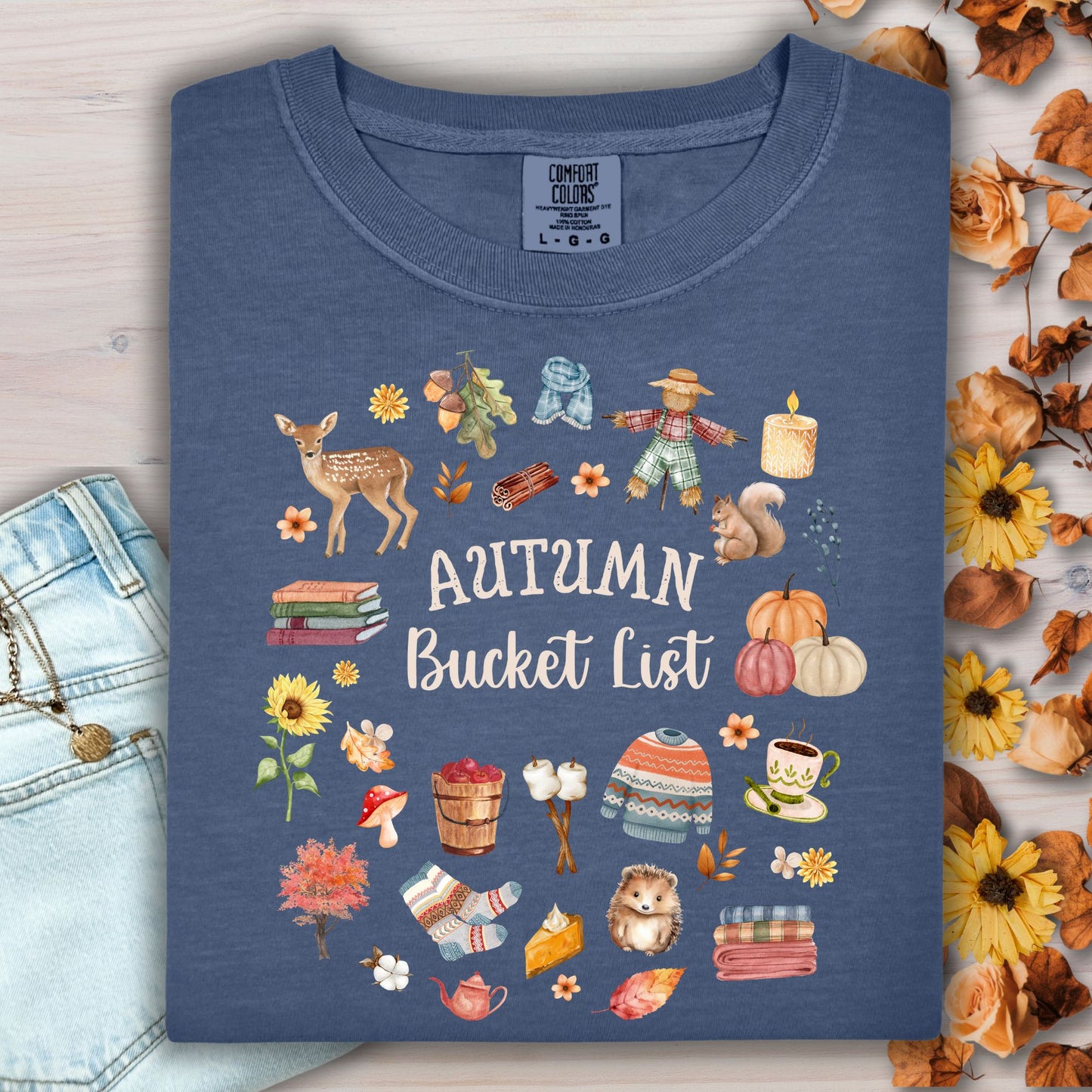 Autumn Bucket List T-Shirt
