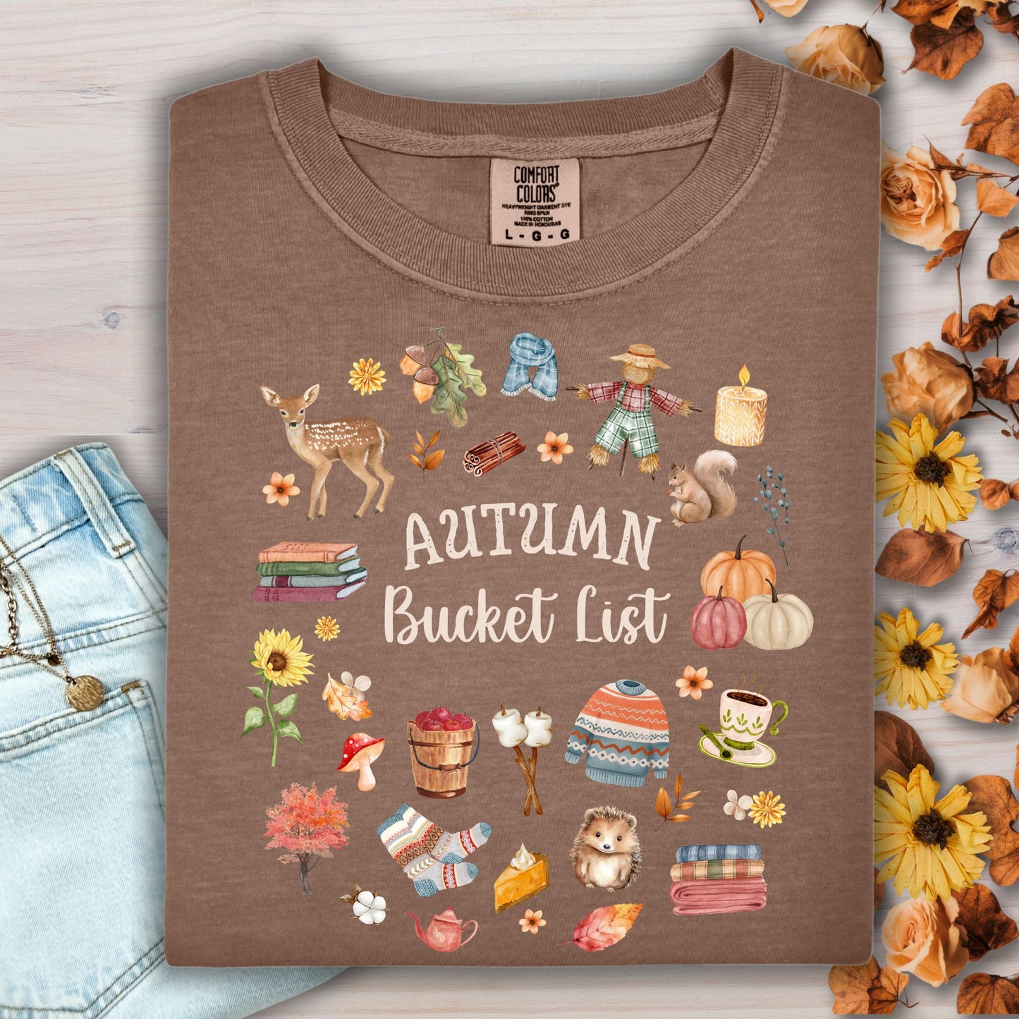 Autumn Bucket List T-Shirt