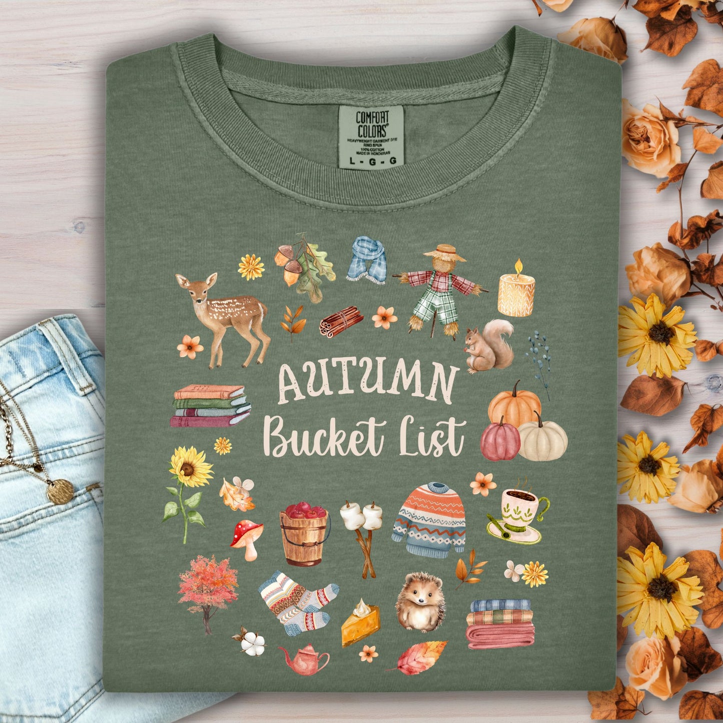 Autumn Bucket List T-Shirt