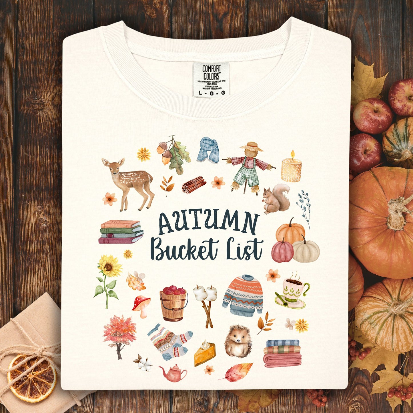 Autumn Bucket List T-Shirt