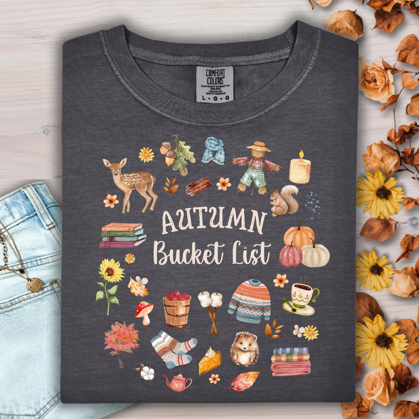 Autumn Bucket List T-Shirt
