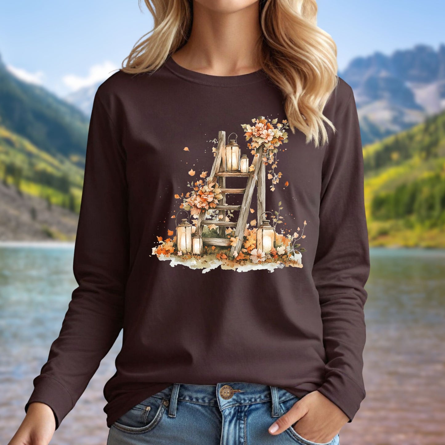 Autumn Lanterns Long Sleeve Tee