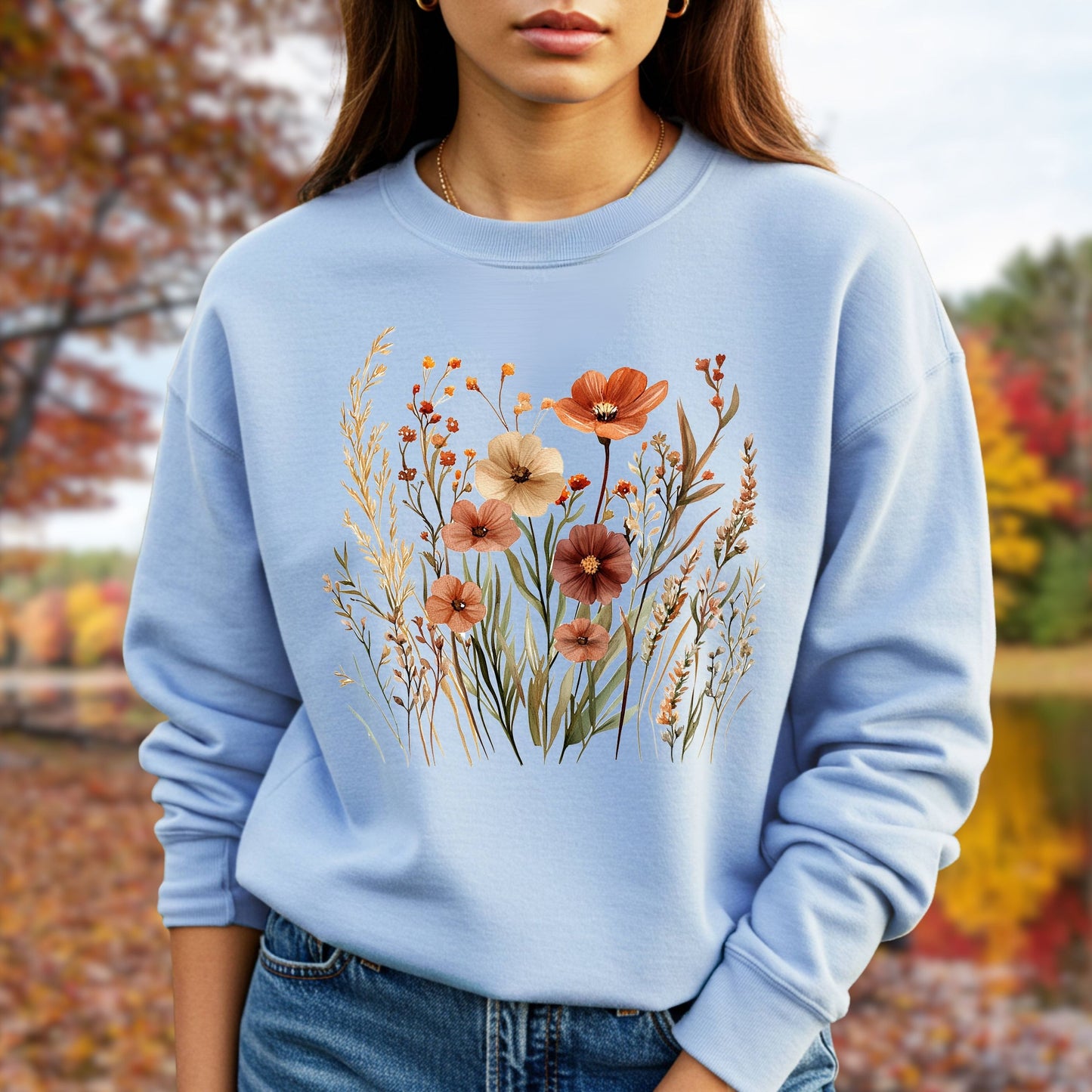 Autumn Wildflowers Sweatshirt