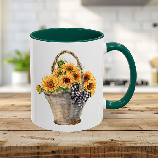 Basket of Sunflowers Mug (11/15oz)