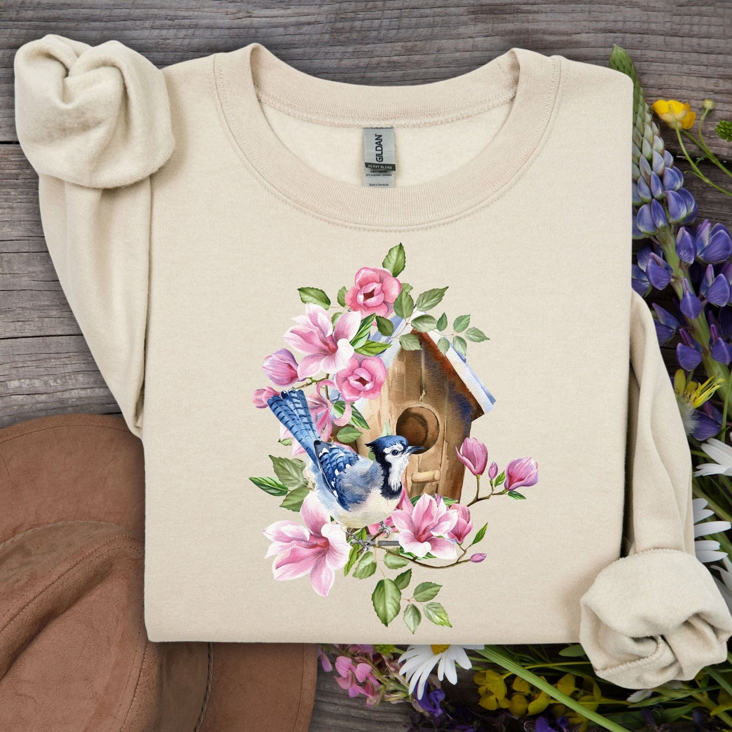 Blue Jay Art Sweatshirt