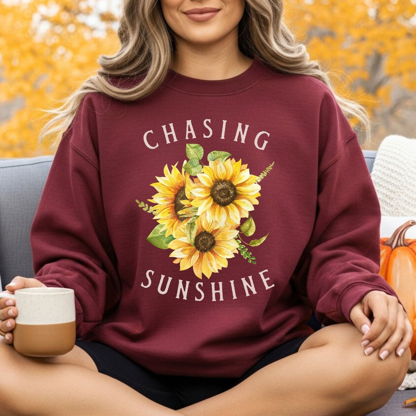 Chasing Sunshine Sunflower Sweatshirt