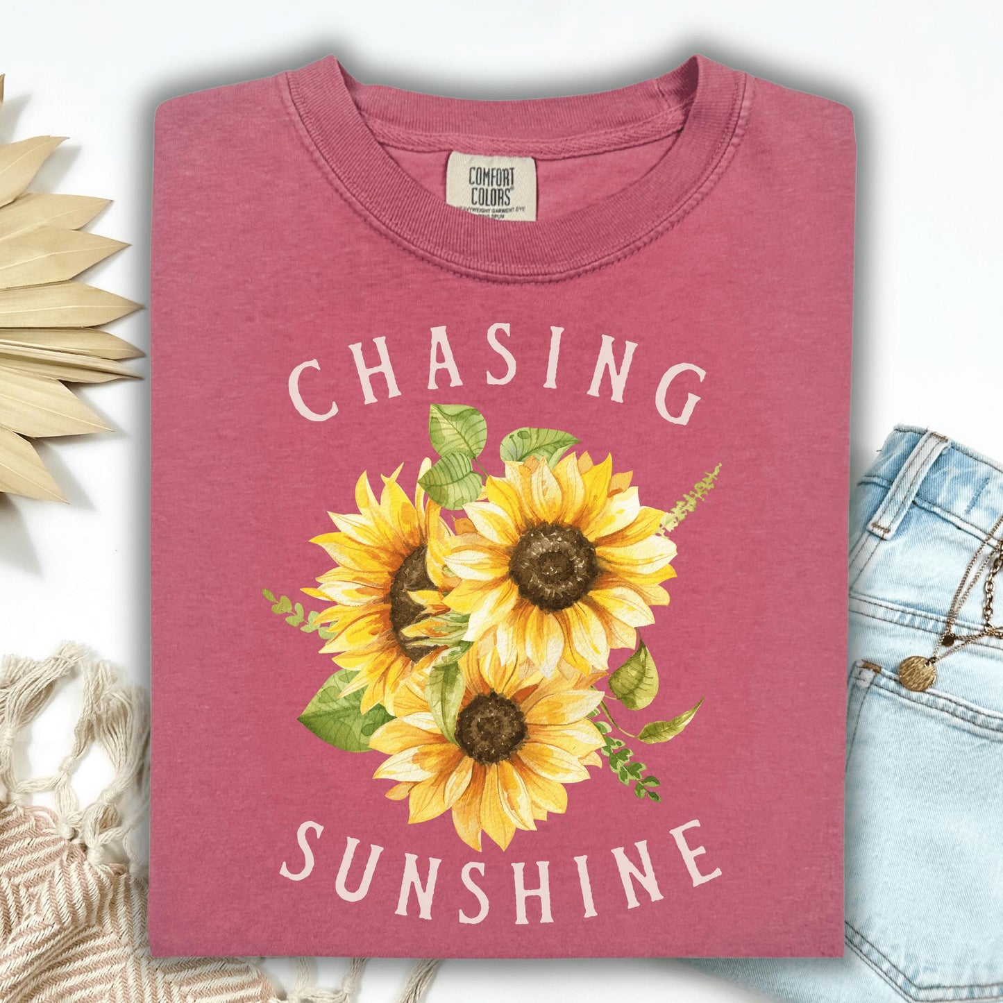 Wild Petal Threads T-Shirt S / Brick Chasing Sunshine T-Shirt