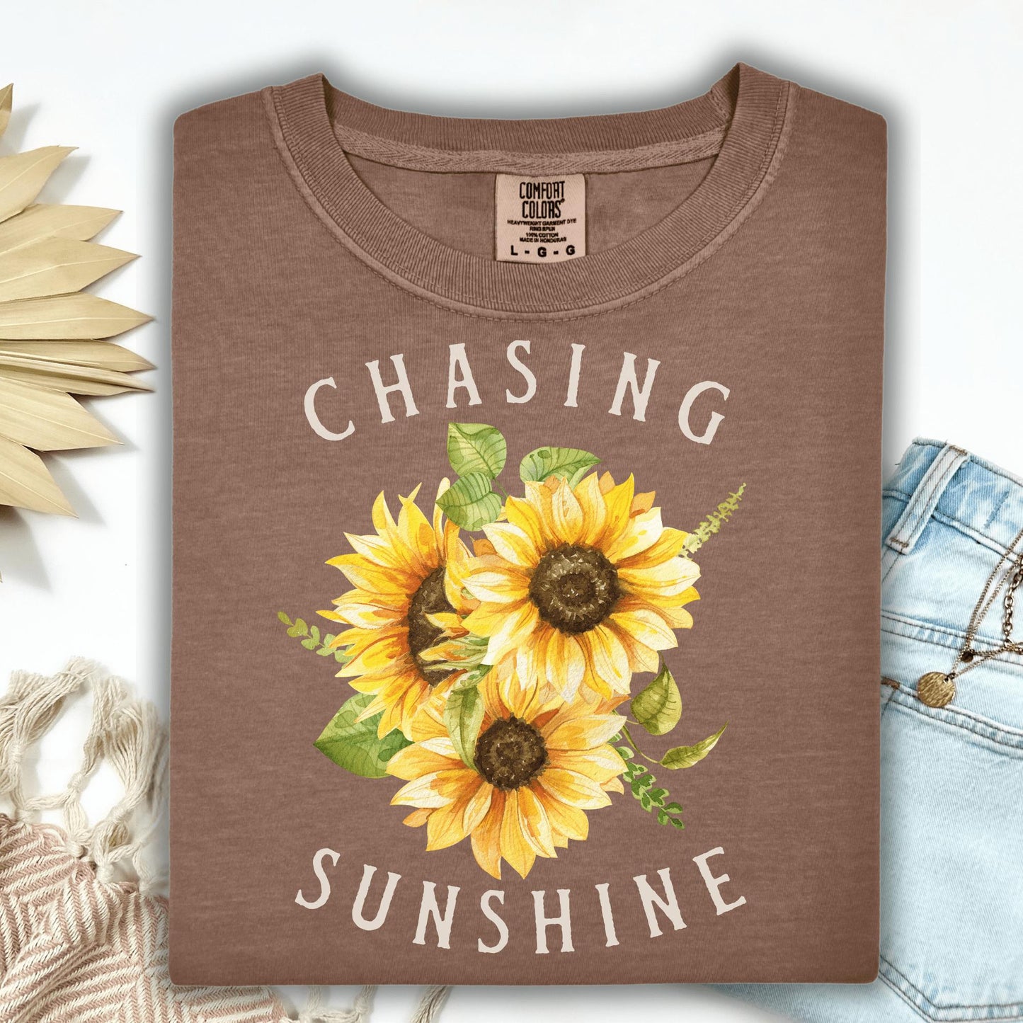 Wild Petal Threads T-Shirt S / espresso Chasing Sunshine T-Shirt