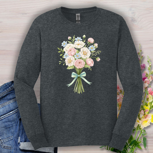 Cheerful Easter Bouquet Long Sleeve Tee