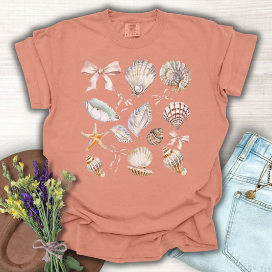 Coastal Beach Seashells T-Shirt