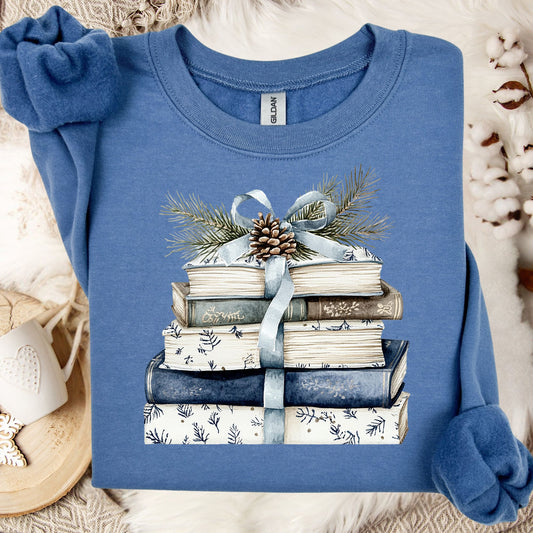 Cozy Winter Reading Sweatshirt