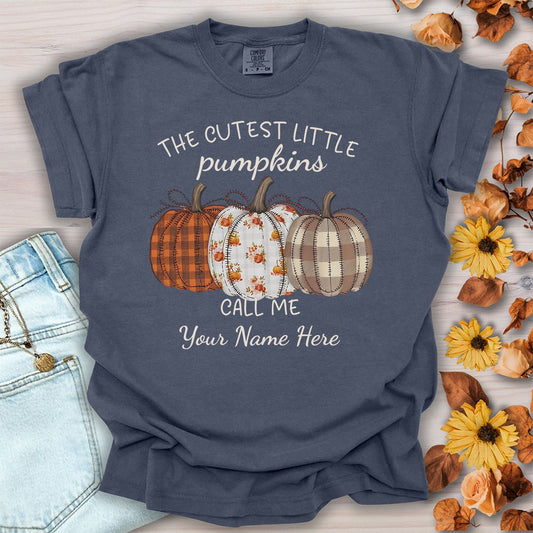Customizable Grandmother Pumpkin T-Shirt