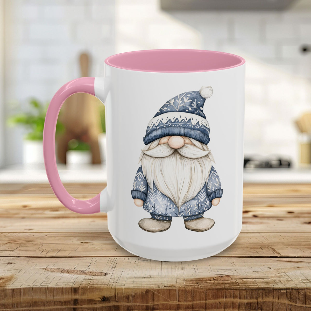 Cute and Cozy Nordic Gnome Mug (11/15oz)