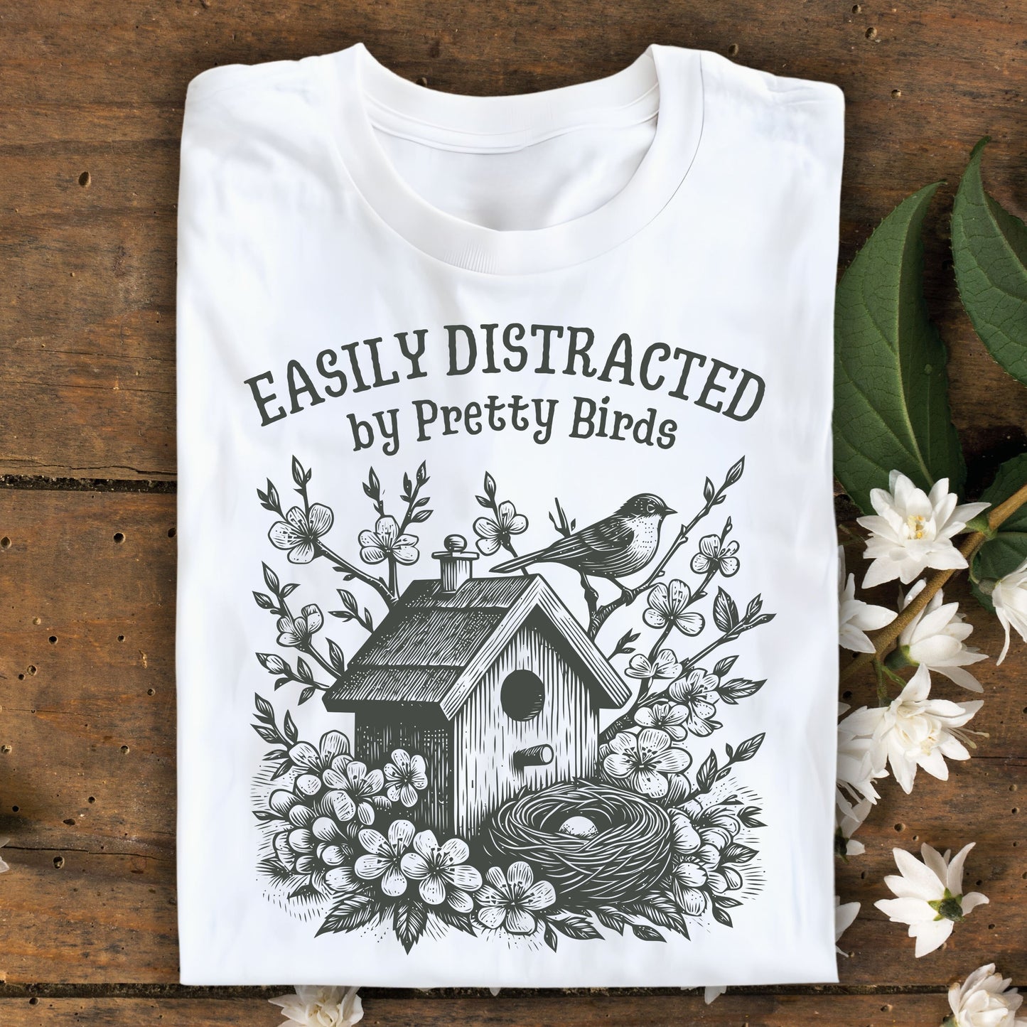 Easily Distracted by Birds T-Shirt
