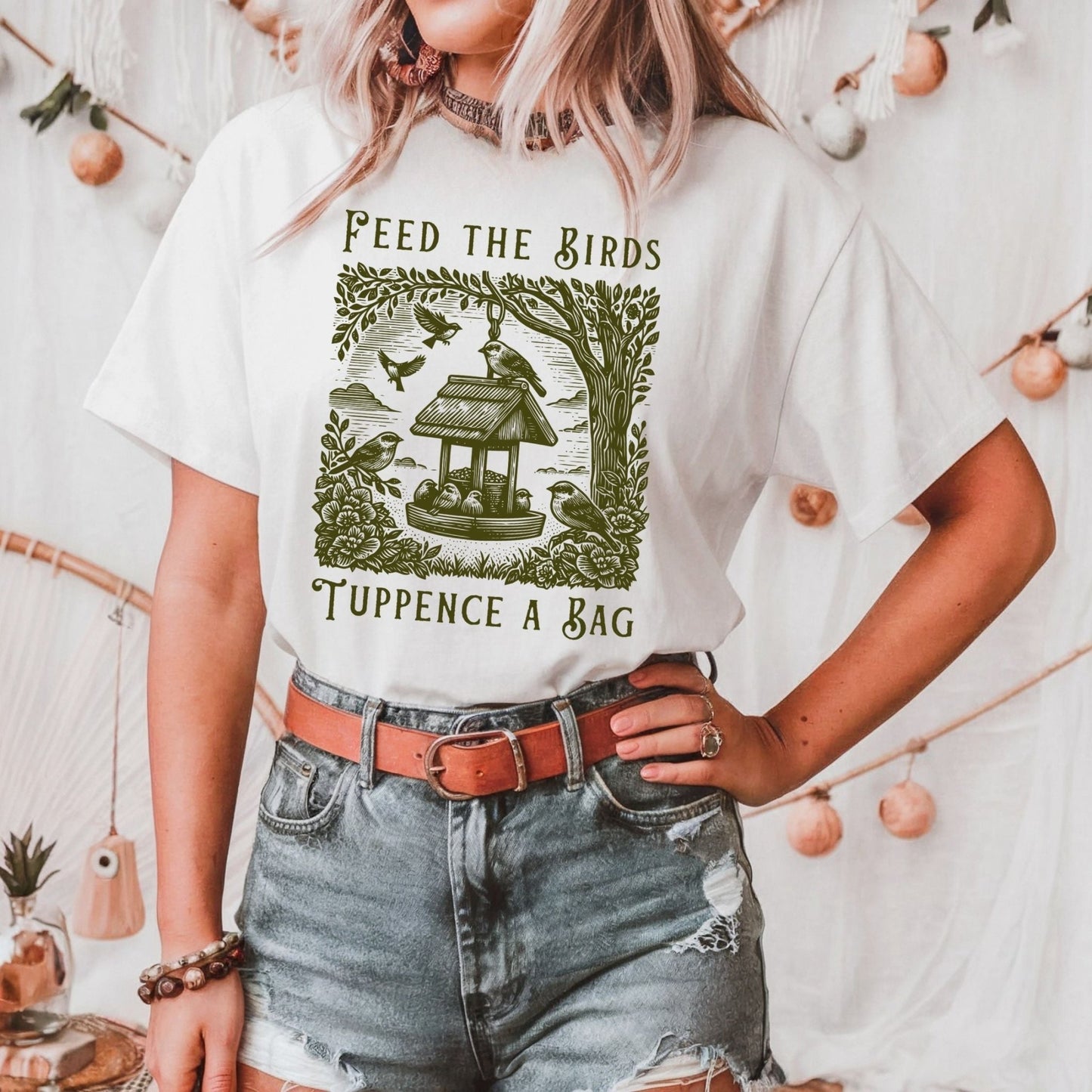 Feed the Birds Tuppence a Bag T-Shirt