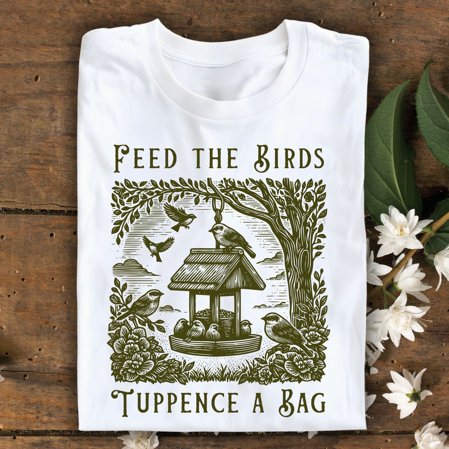 Feed the Birds Tuppence a Bag T-Shirt