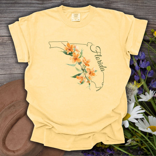 Florida State Flower T‑Shirt — Orange Blossom