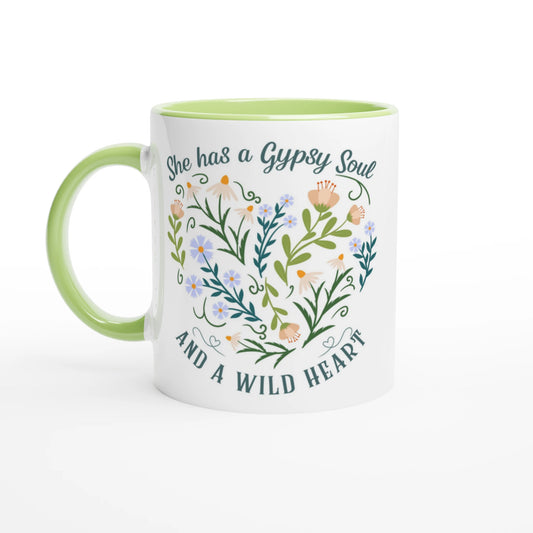 Gypsy Soul Wild Heart Ceramic Mug