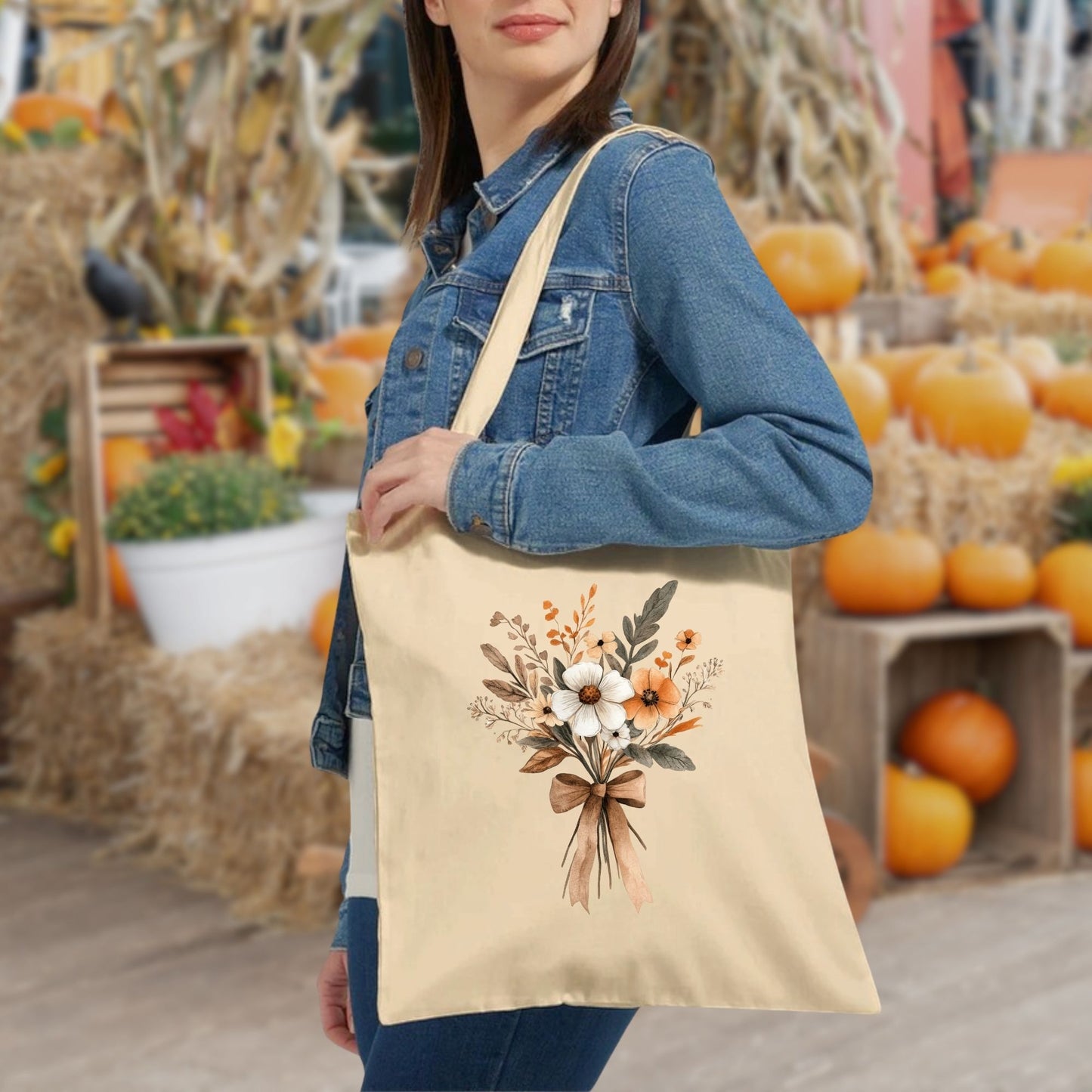 Harvest Bouquet Tote Bag