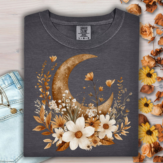 Harvest Moon and Wildflowers T-Shirt