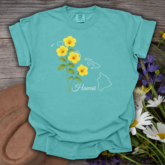 Hawaii State Flower T-Shirt - Yellow Hibiscus