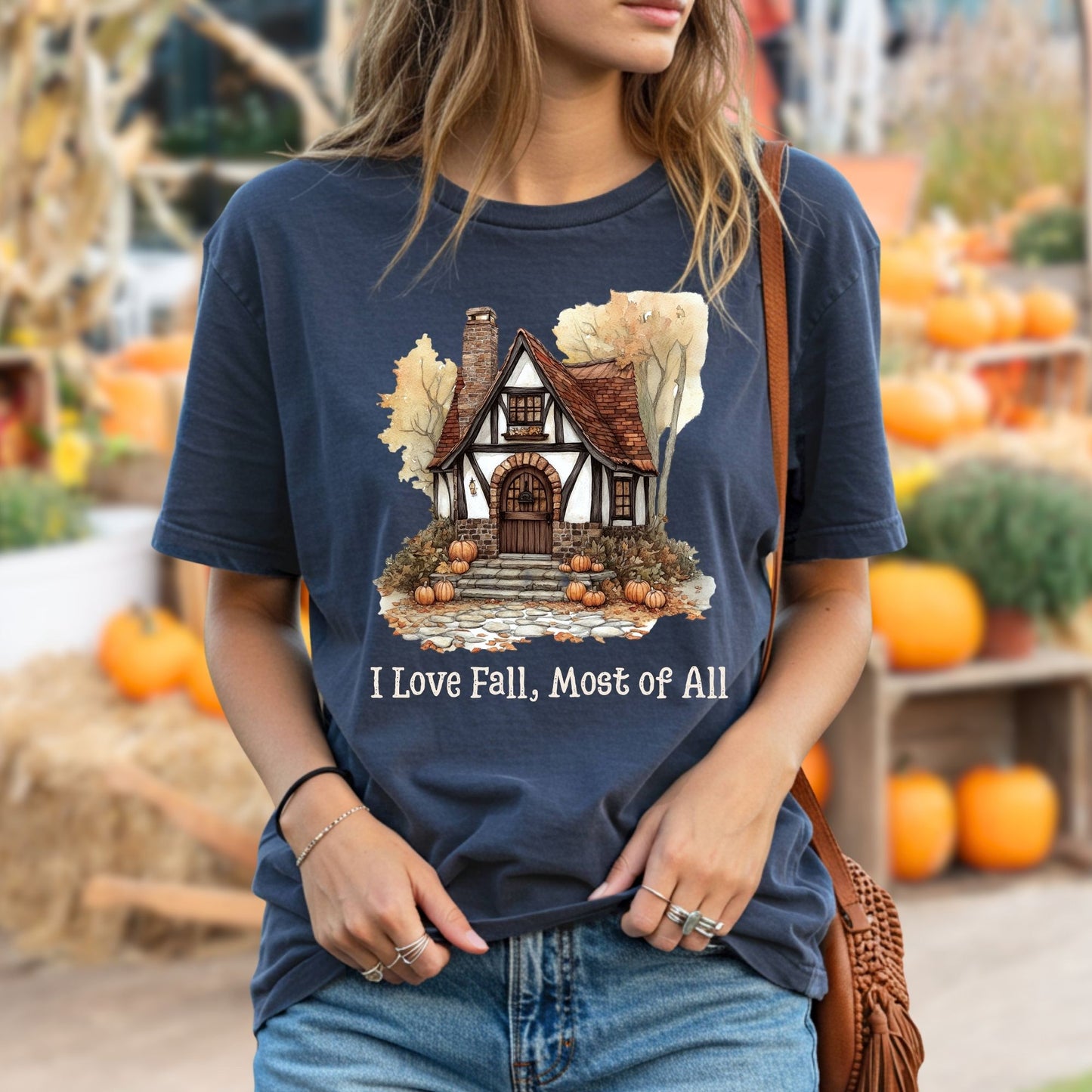 I Love Fall Most of All T-Shirt