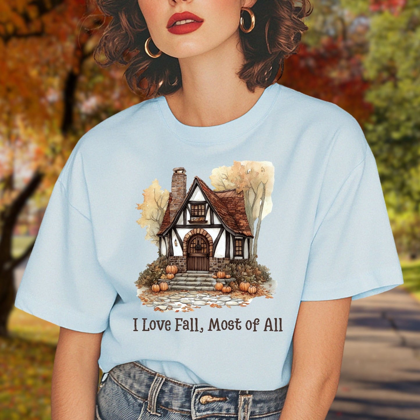 I Love Fall Most of All T-Shirt