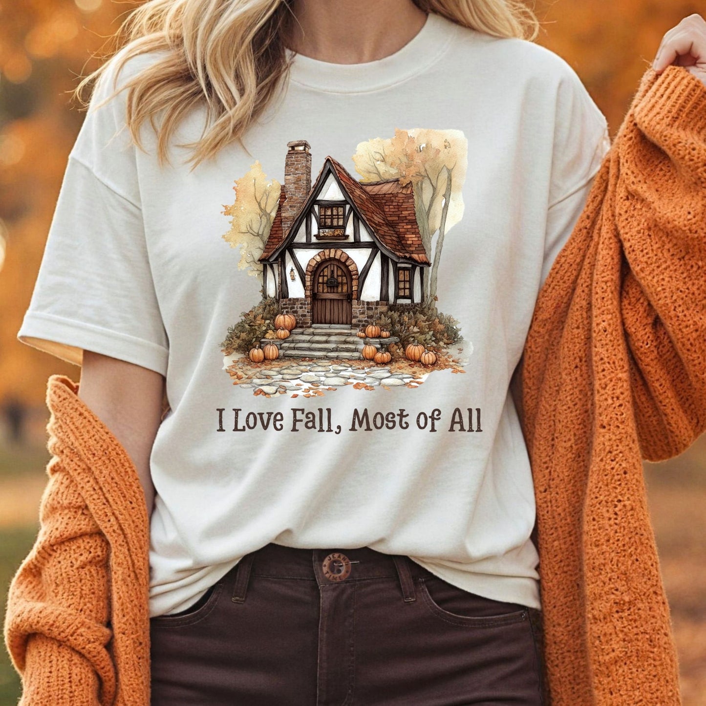 I Love Fall Most of All T-Shirt