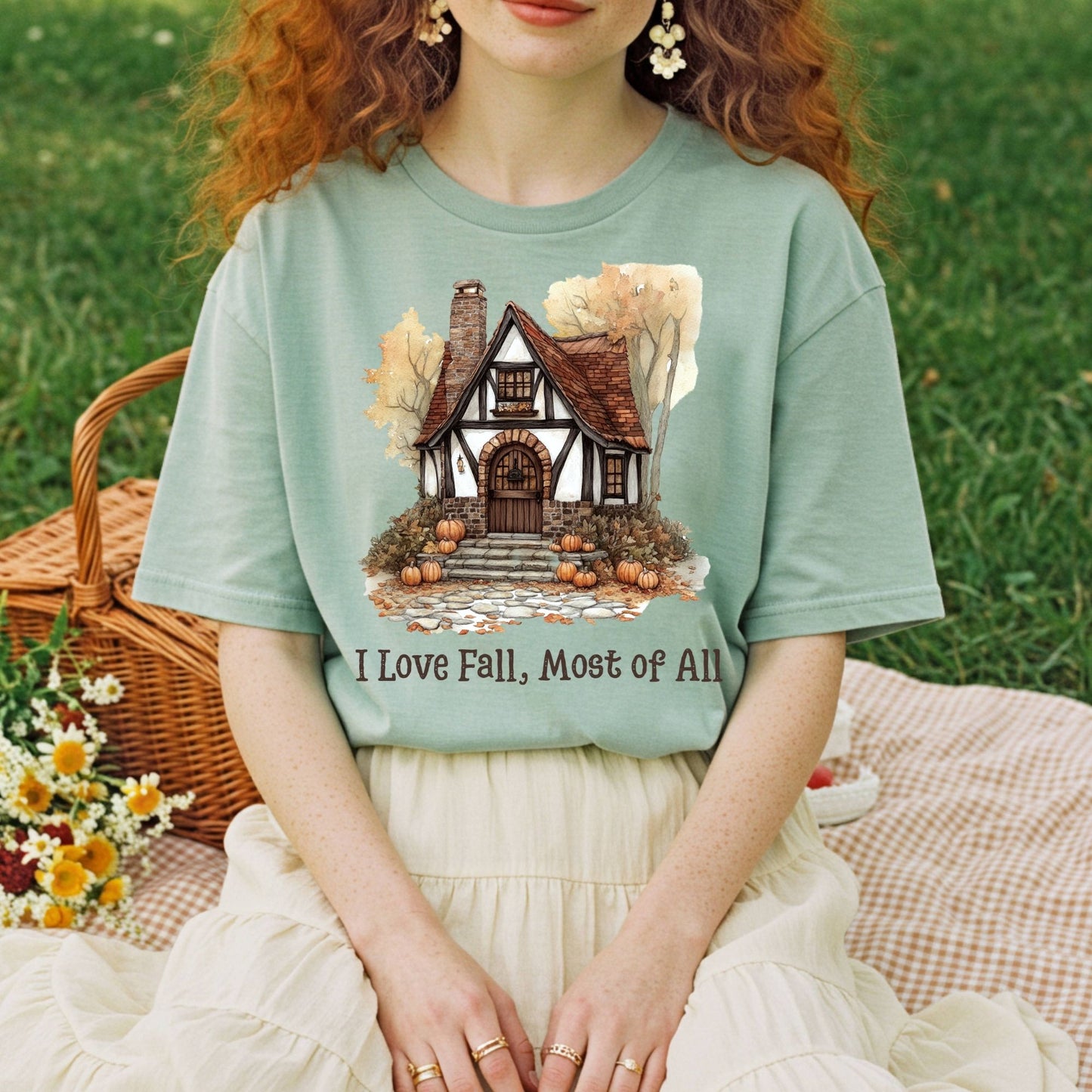 I Love Fall Most of All T-Shirt