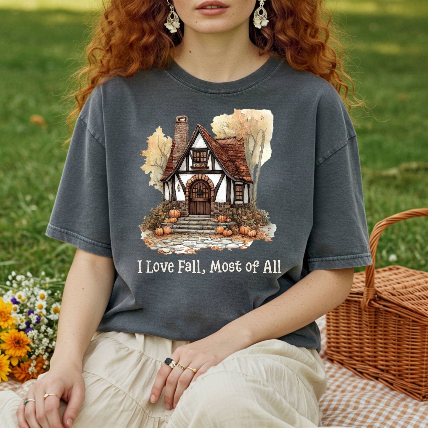 I Love Fall Most of All T-Shirt