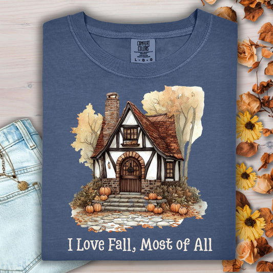 I Love Fall Most of All T-Shirt