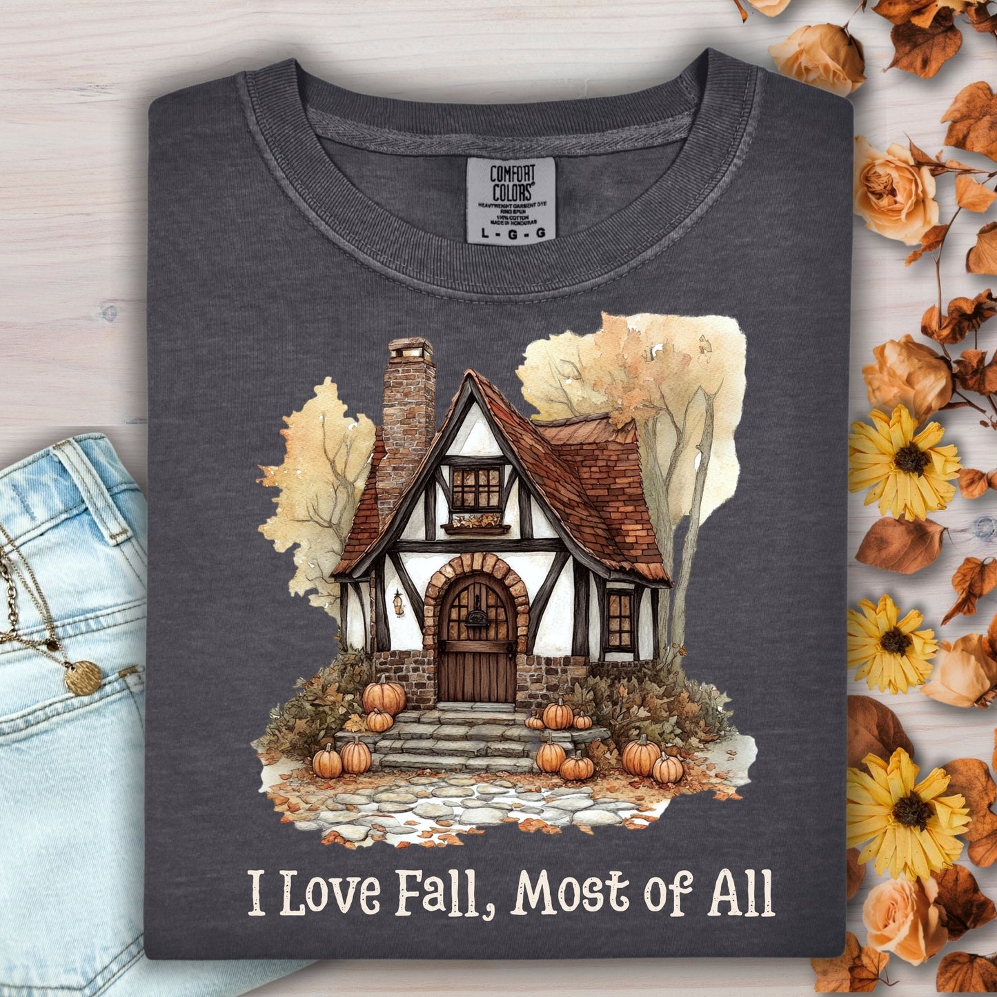 I Love Fall Most of All T-Shirt