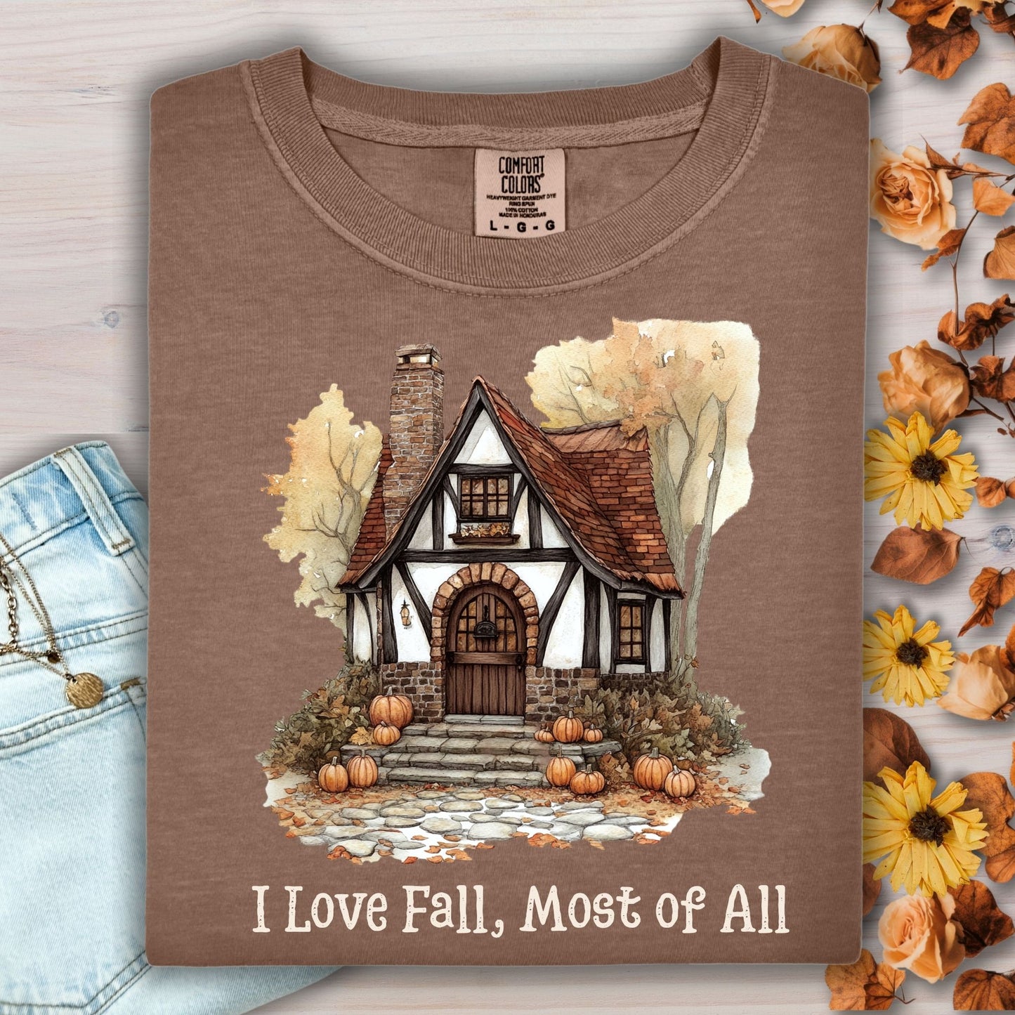 I Love Fall Most of All T-Shirt