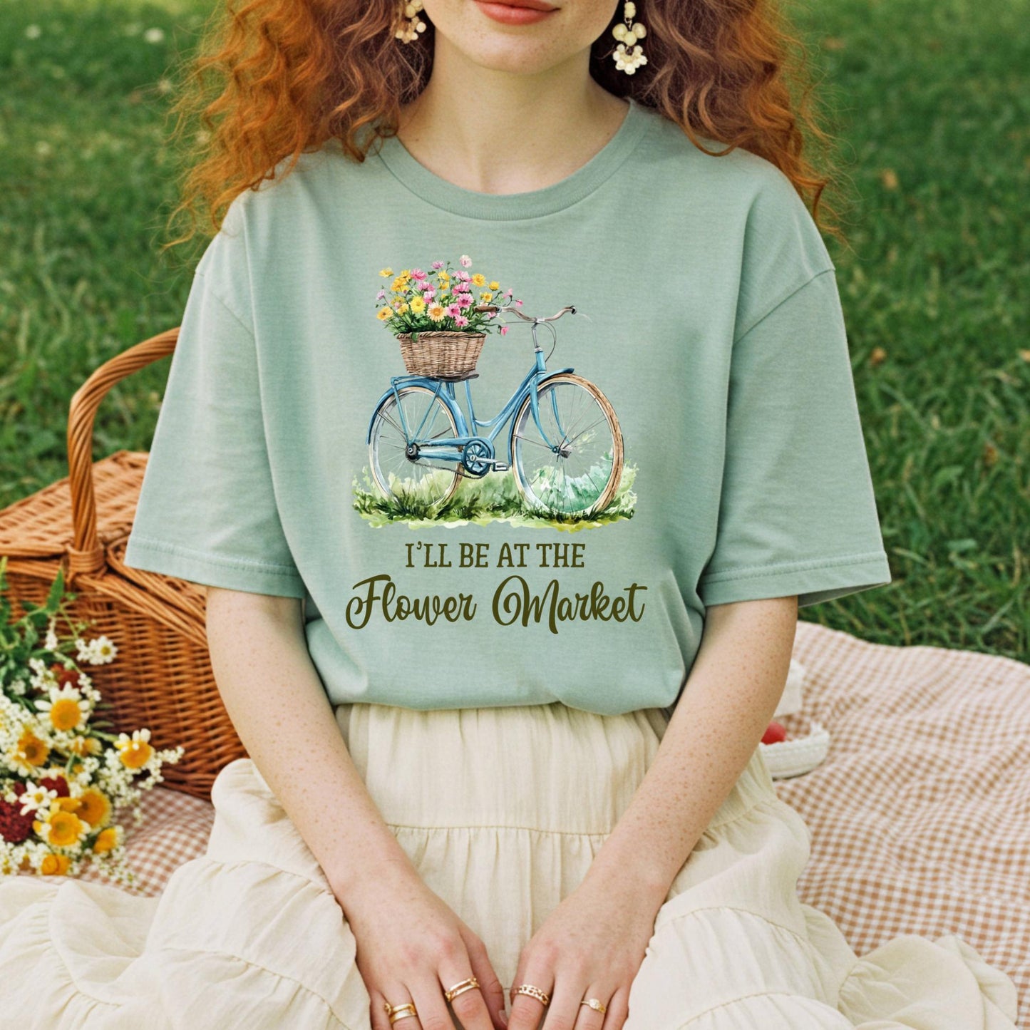 I'll Be at the Flower Market T-Shirt