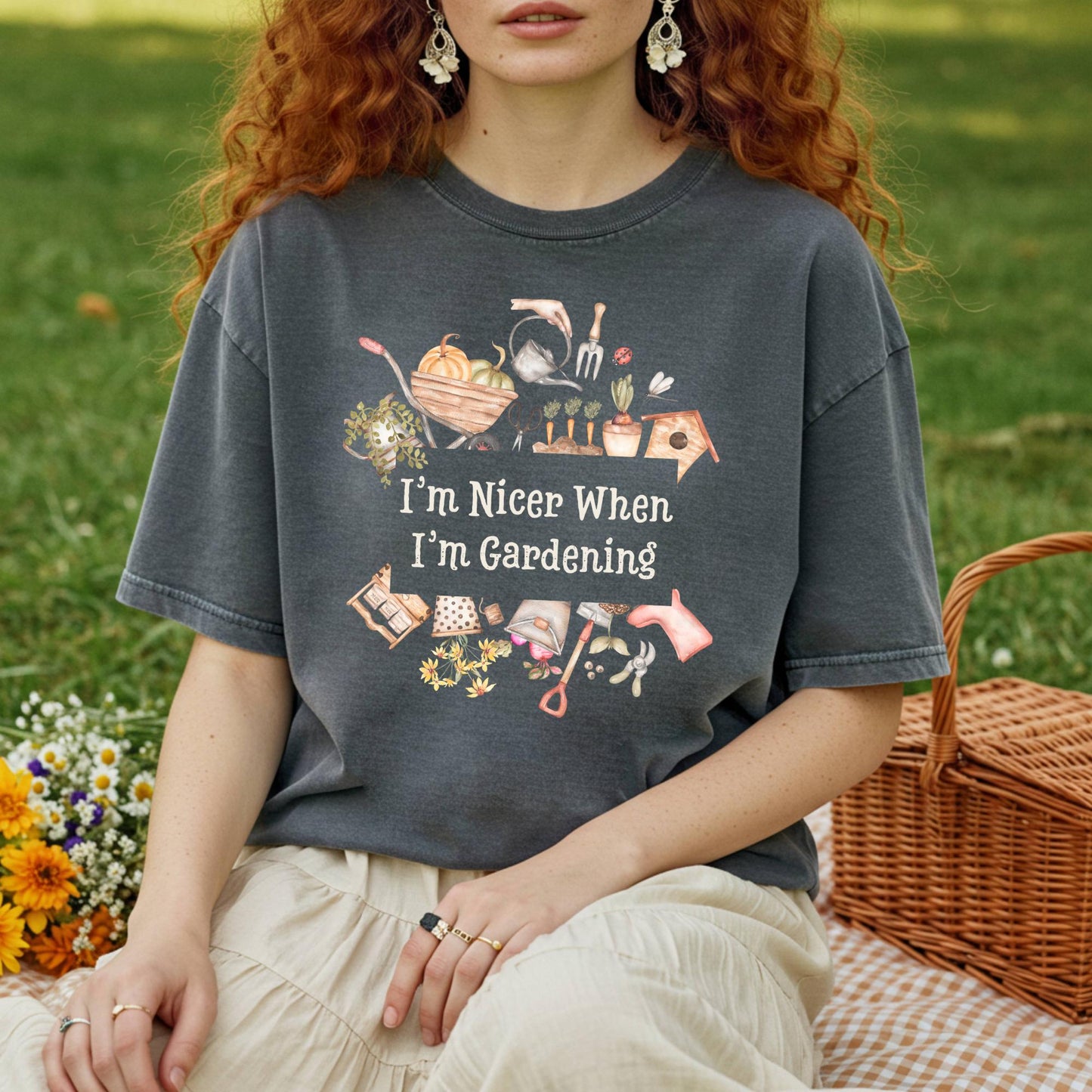 I'm Nicer When I'm Gardening T-Shirt