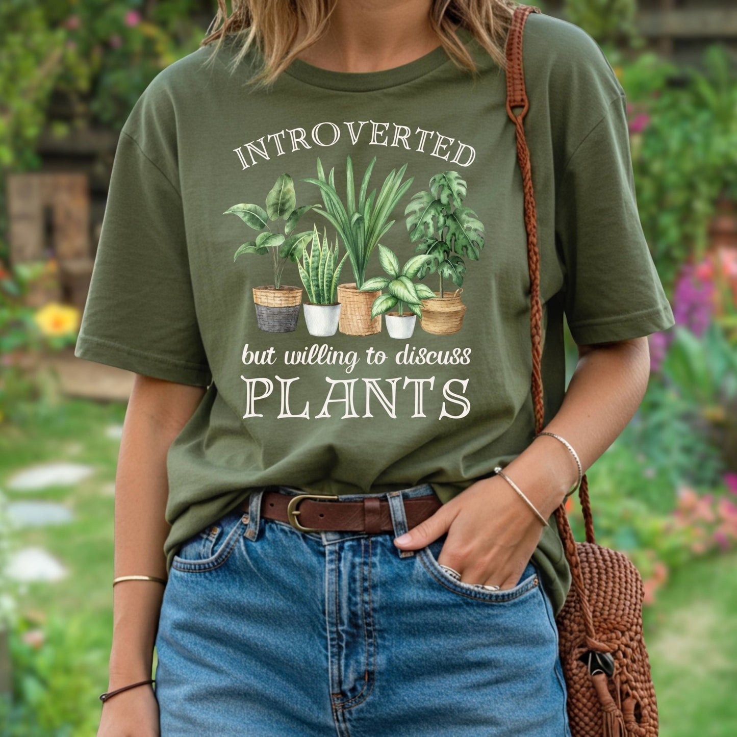 Introverted But Willing to Discuss Plants T-Shirt