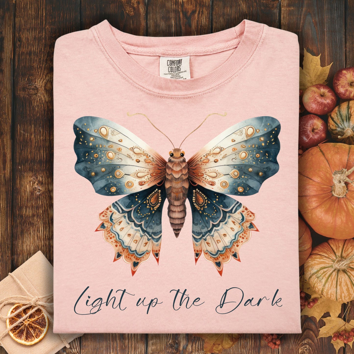Light Up the Dark Vintage Moth T-Shirt