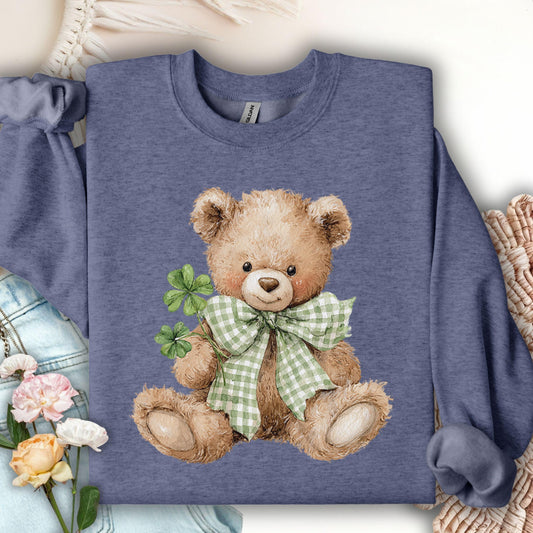 Lucky Irish Teddy Bear Sweatshirt