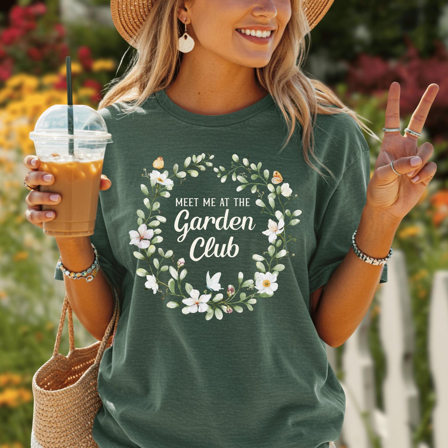Wild Petal Threads T-Shirt Meet Me at the Garden Club T-Shirt