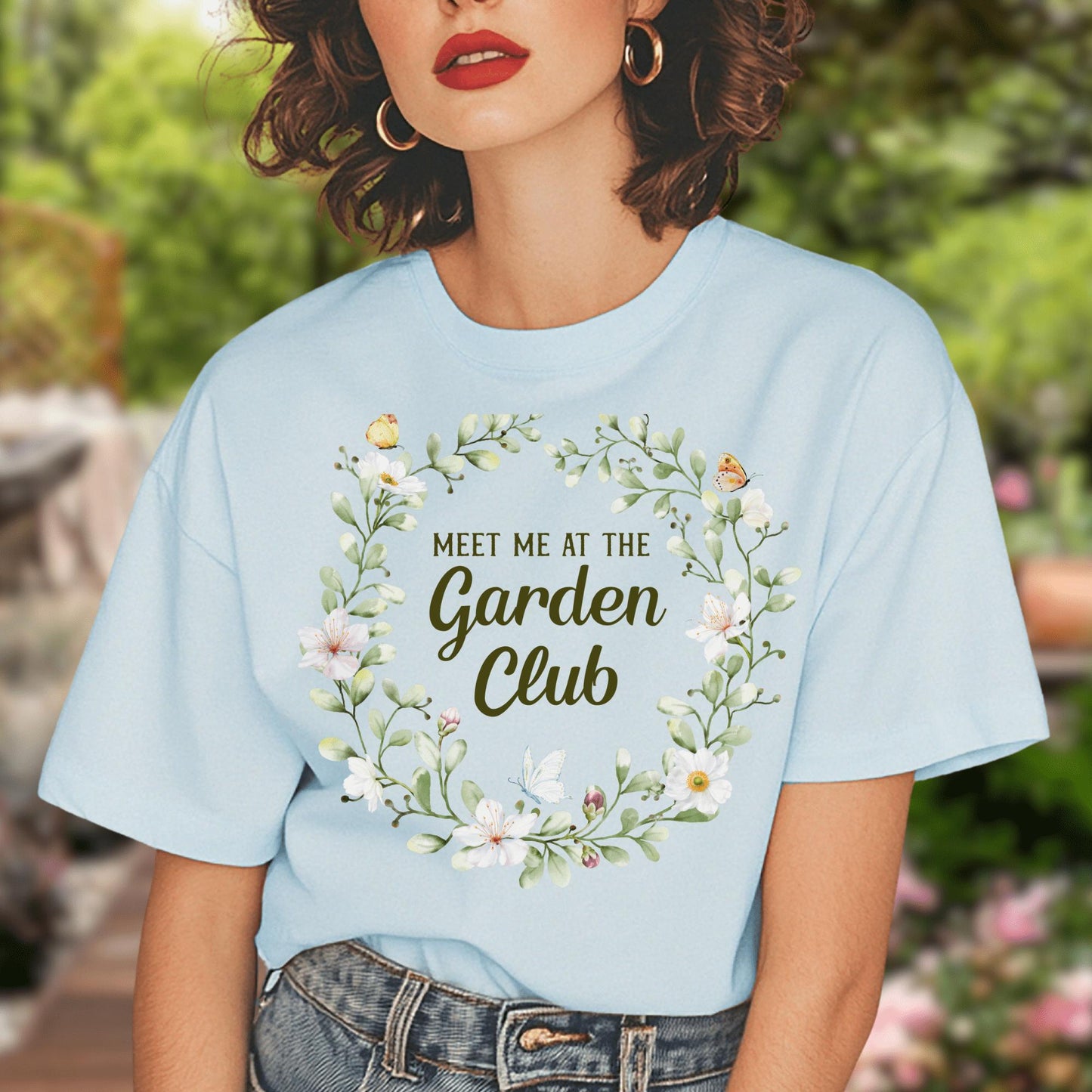 Wild Petal Threads T-Shirt Meet Me at the Garden Club T-Shirt