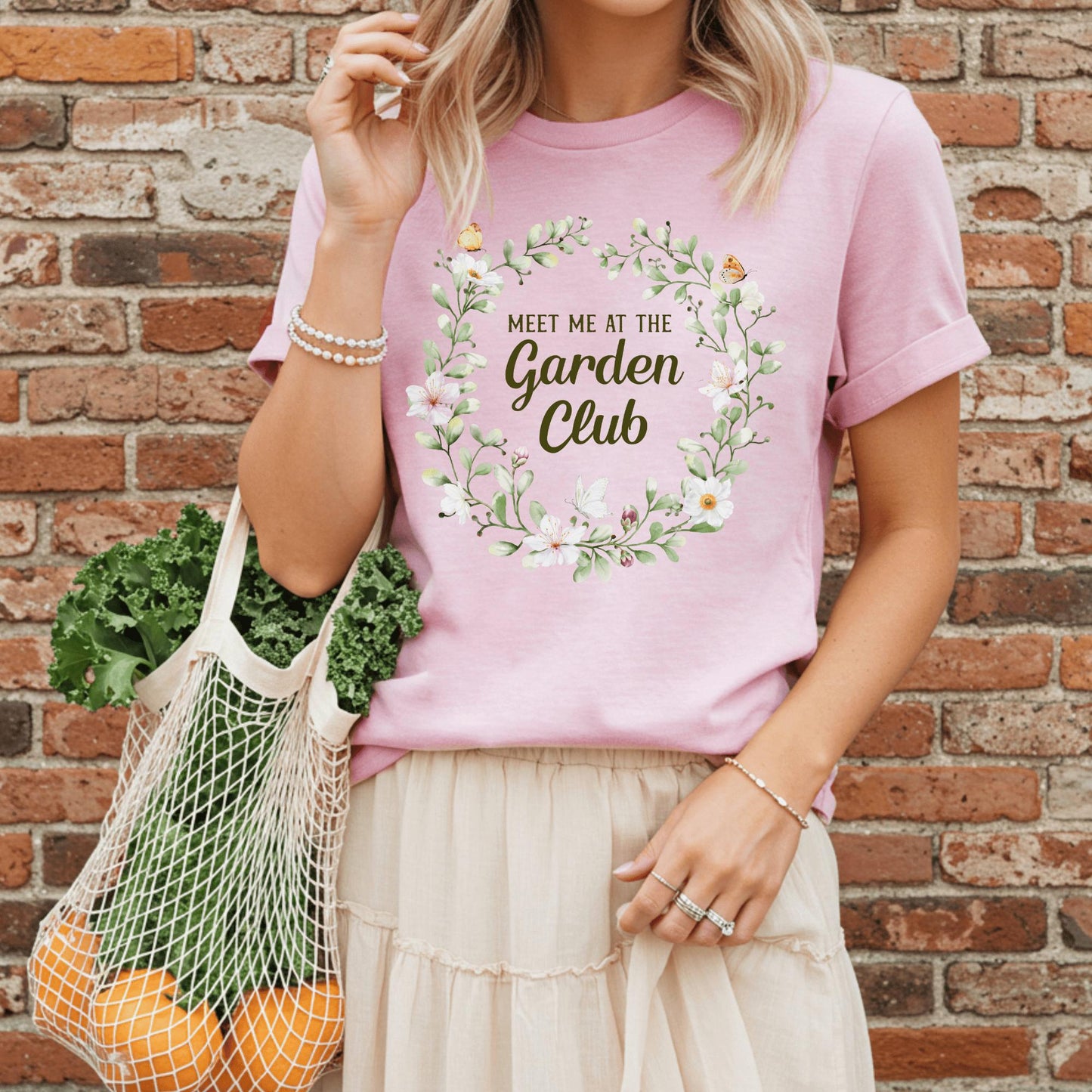 Wild Petal Threads T-Shirt Meet Me at the Garden Club T-Shirt