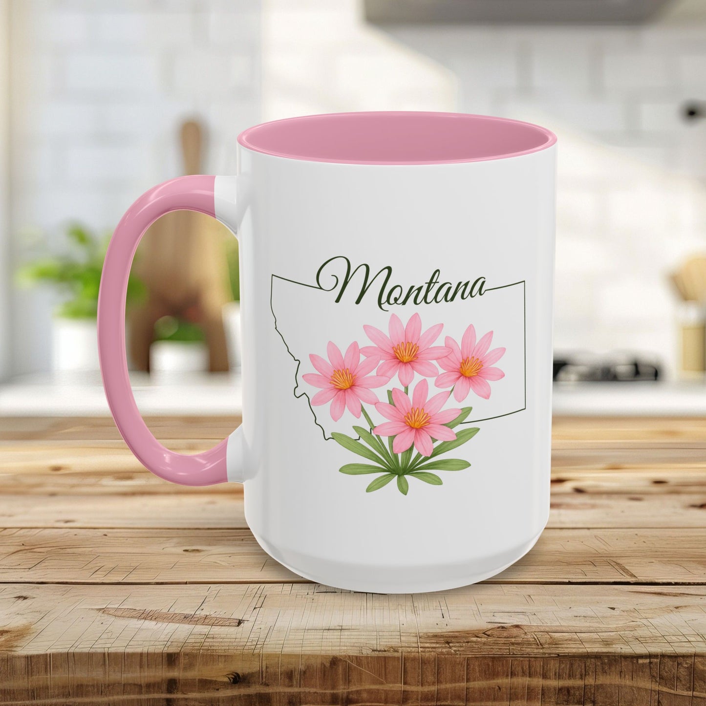 Montana State Flower Mug — Bitterroot (11/15oz)