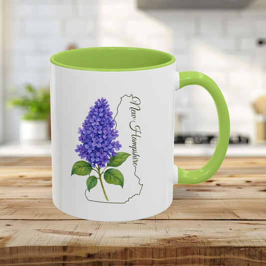 New Hampshire State Flower Mug — Lilac (11/15oz)