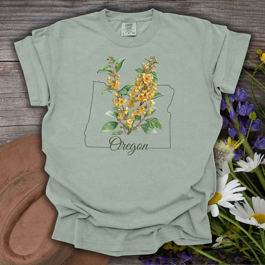 Oregon State Flower T-Shirt — Oregon Grape Blossom