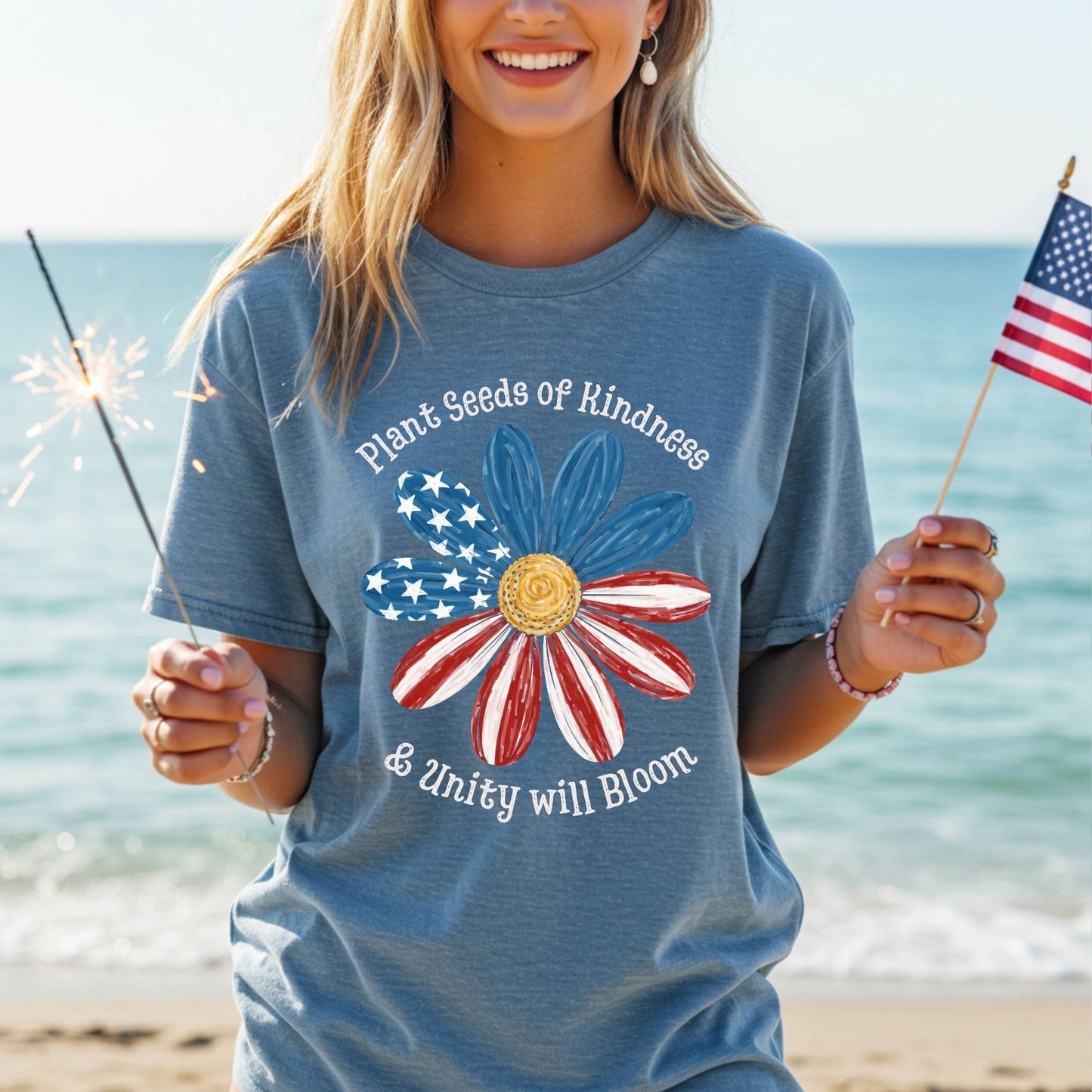 Plant Seeds of Kindness USA T-Shirt