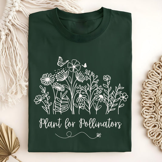 Plant for Pollinators with Wildflowers T-Shirt